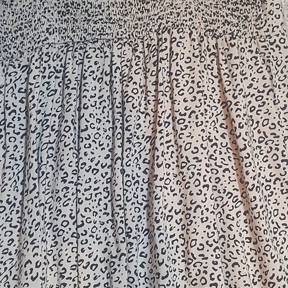 JAPNA Leopard Print Button Down Midi Summer Dress with front Slit, Womens XS - Picture 12 of 16